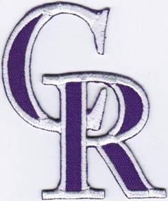 MLB Colorado Rockies C Major League Baseball Patch