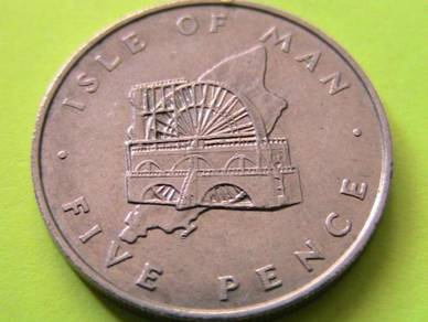 Isle of Man 5 Pence 1976