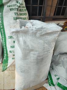 Guni putih kosong tiada cop 50kg