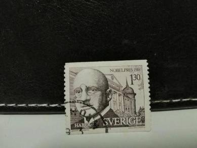 1978 Sweden Stamp Nobel Prize Haber Chemist