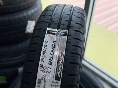 Tayar Baru 215 70 16C Hankook Vantra LT RA18 Korea
