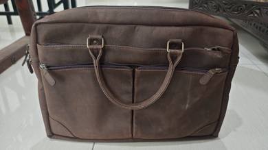 Used Genuine Leather Briefcase / Laptop Bag (Pakis