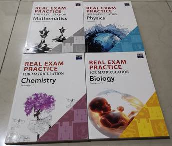 Real Exam Practice for Matriculation (4 books)