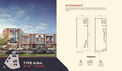 Shop lot For Sale in Denai Alam,SGR