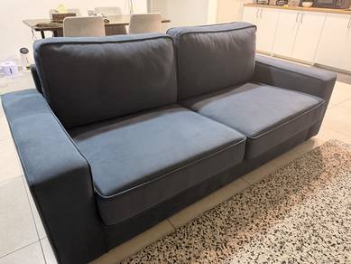 Ruma Klaus Midnight Blue 3 Seater Sofa