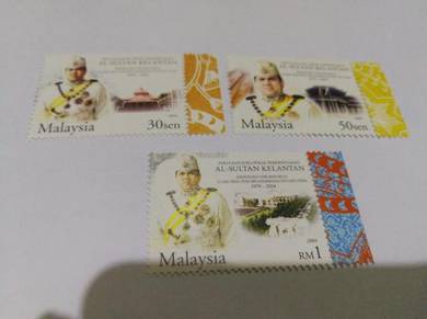 Malaysia Stamp 2004 Jubli Perak AL Sultan Kelantan