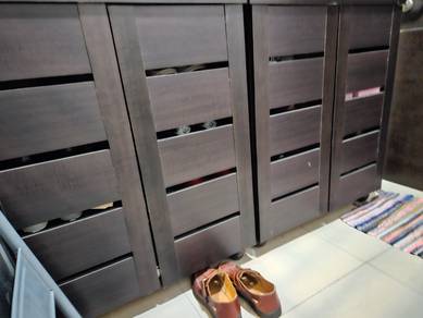 Wooden Shoe Cabinet 4 doors