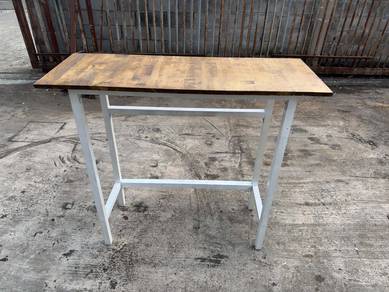 4ft Solid Bar Meja Tall Table High Desk