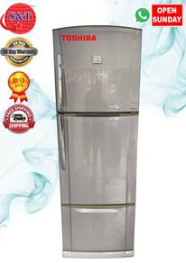 Fridge THREE DOOR TOSHIBA SILVER