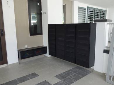 Kabinet Kasut Aluminium Tahan Lasak