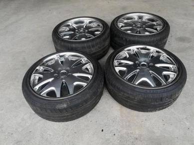 Rim crimson CLUB LINEA 19" 5x114.3 ori Japan