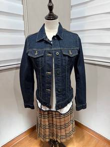 UNIQLO indigo denim jacket women S 5349