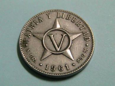 Cuba 5 Centavos 1961 (Kod : A0364)