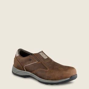 Safe Shoes Red Wing Men Slip Low Brown 6705 NMT SD