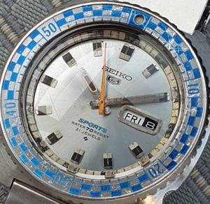 (A831) Vintage Seiko Rally Diver 6119-7173 Watch
