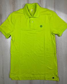 Nike Pinwheel Light Green Collar Tee #AZ2 Used