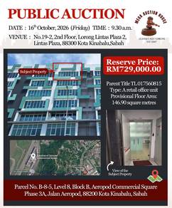 Office space For Auction in Kota Kinabalu,SBH