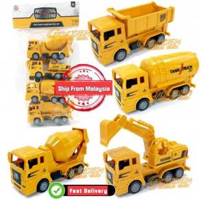4PCS/set trucks boys car suit Engineering vehicle