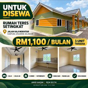 1-storey Terraced House For Rent in Jenjarom,SGR