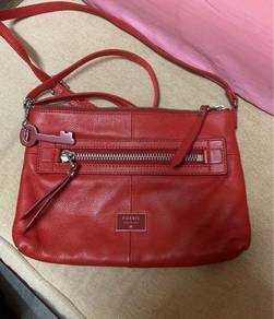 Fossil Leather Shoulder Bag