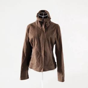 Morgan De Toi Brown Zip Up Jacket