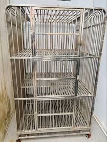 Sangkar steel utk kucing