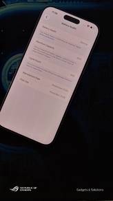 iphone 16 Pro Max 256 GB. 88% Battery Health.