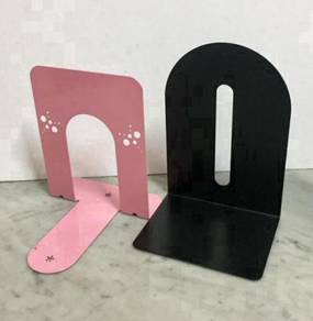 Sturdy Metal Book Ends (Pair)