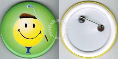 Smiley Happy face #3 Cartoon Button Badge 58mm