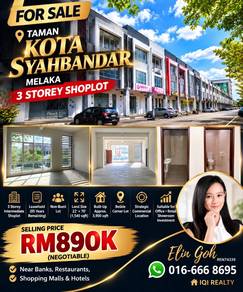 Shop lot For Sale in Melaka Tengah,MLK