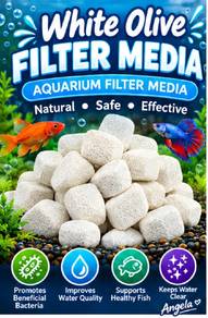 1KG White Olive Filter Media for Aquarium