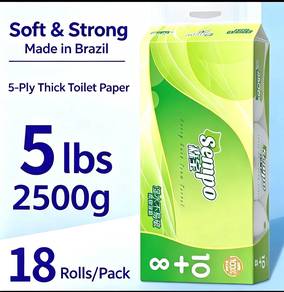 Brand New Sempo 18 Rolls Toilet Paper 2500g