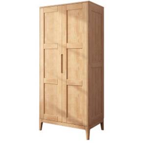 2 Door Wardrobe Kabinet Storage Closet Wood Board