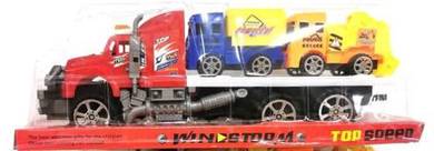 Mainan Lori with 2 truck cars Toys Car