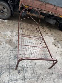 Foldable Katil Lipat Single Bed Frame Besi Steel