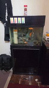 Akuarium kabinet sub full set 2.5 kaki