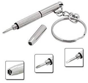 MINI 3-IN-1 SCREWDRIVER REPAIR KiT TOOL KEYCHAIN