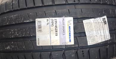 235 45 19 MICHELIN PS5 Tayar Tyre New 2025
