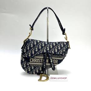 99% New Dior Oblique Saddle Medium GHW