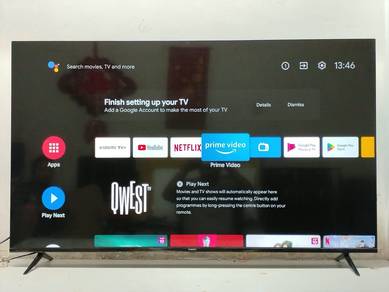 Xiaomi 58" 4K Android TV good condition (like new)