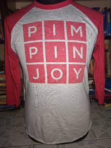PIMPINJOY block graphic layout 3q TShirt.