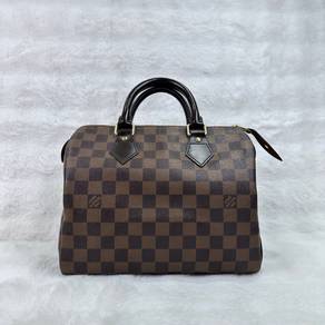 Authentic LV Speedy 25 Damier Brown top handle bag