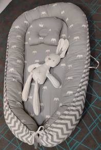 Cute Baby Nest Mattress in Grey