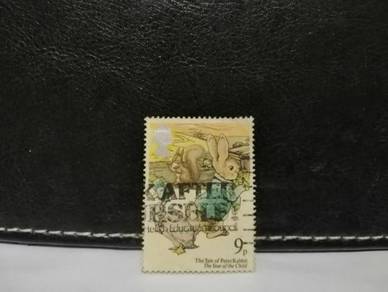1979 UK Stamp Tale of Peter Rabbit Book