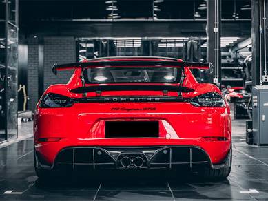 Porsche 718 Cayman DP Rear Bumper Diffuser Carbon