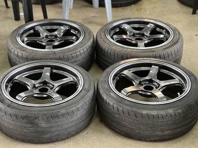 Sport Rim 18 Second Advan GT Siap Tayar Second