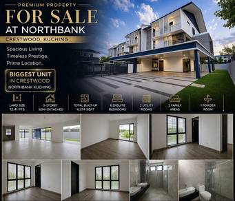 Semi-Detached House For Sale in Kuching,SWK