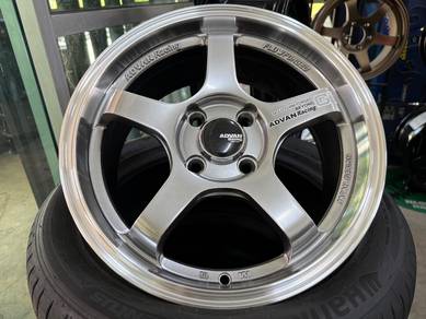 Sport rim baru ADVAN GT 15 inch spec myvi axia bez