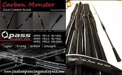 Opass carbon monster 6kaki solid carbon rod
