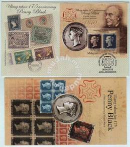 First Day Cover 175th Penny Black Malaysia 2015